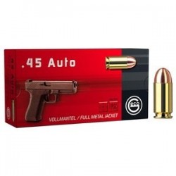 Geco .45 ACP FMJ 14.9 g boite de 50