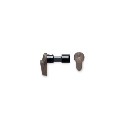 Talon Ambidextrous Safety Selector AR15 2 Lever kit Long & Medium tapered Radian Brown