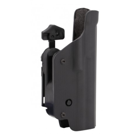 Ghost III tactical holster system, Glock 17/19 small frame, Gen.4 Gen.5, Level III retention, Left Hand, Black (copie)