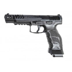 Pistolet H&K SFP9-OR Match ,noir, cal 9X19, 3 chargeurs 20 coups
