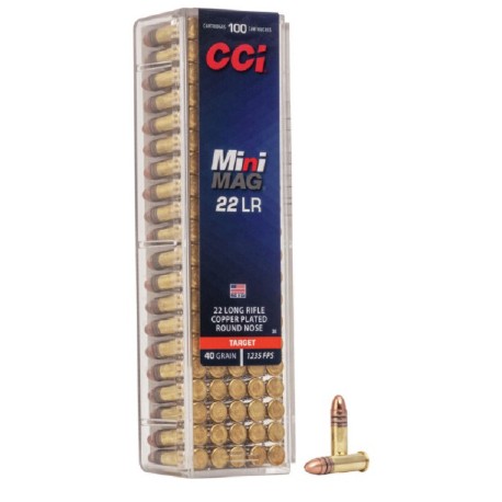 CCI .22 Long Rifle Mini-Mag 40gr Boite de 100 cartouches