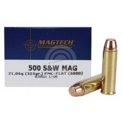 .500 S&W MAG Magtech, 21.06g 325gr bite de 20 cartouches