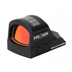 HOLOSUN Reflex Visier, Modell HE507C-GR-X2-Black, green, 2MOA Dot, 32MOA Circledot, 32MOA Circle - Solar panel