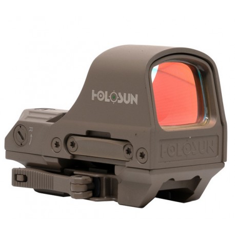 HOLOSUN HS510C-RD-FDE . 2 MOA Dot, 65 MOA CircleDot, Solar