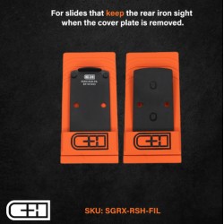 C&H Precision SGRX-RSH-FIL SIG RXP ROMEO1 PRO FILLER to RMR / SRO / HOLOSUN 407C 507C 508T