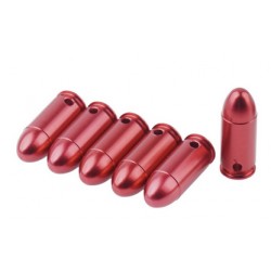 Snap Caps - munition d'entraînement GUNPANY Rouge - .45 ACP - 6 pièces