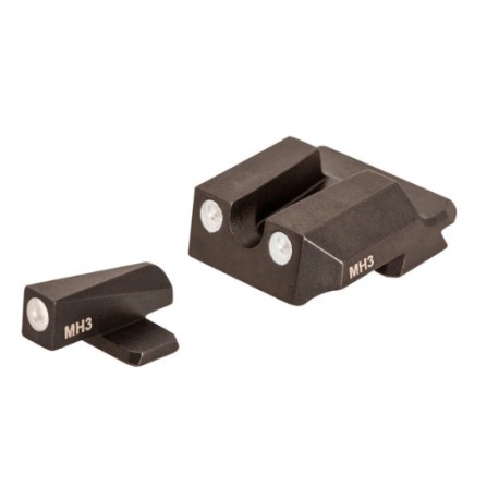 Echelon Front & Rear Sight 3-Dot Tritium Set Low Profile Height (Low)