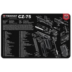 TekMat CZ-75 Gun Cleaning Mat 17"
