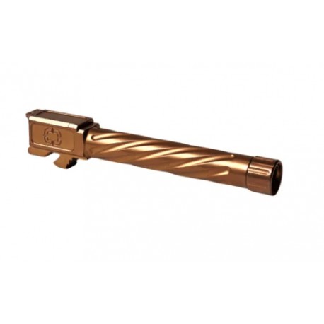 Shadow Systems Match Barrel Full Size Threaded Spiral Fluted Bronze