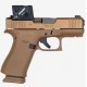 Glock 43X Combo with COA, cal. 9x19 - Coyote