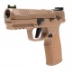 SIG SAUER P322, optic ready, SAO, optic fiber, cal. .22LR, coyote