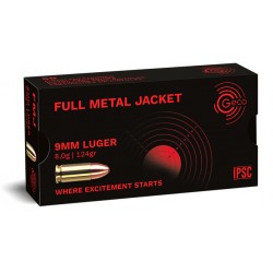 Geco Cal 9mm Luger, 124 Gr, boite de 50 cartouches