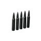 5.56 NATO Dummy rounds, 5 per pack Black